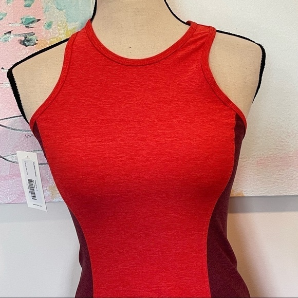 Outdoor Voices Athena Tennis Golf Workout Casual Dress Poppy Shiraz Sz S NEW. - Picture 3 of 11